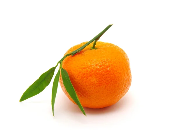 Mandarin on white — Stock Photo, Image