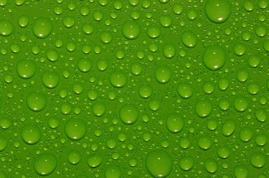 Yeşil su damlaları