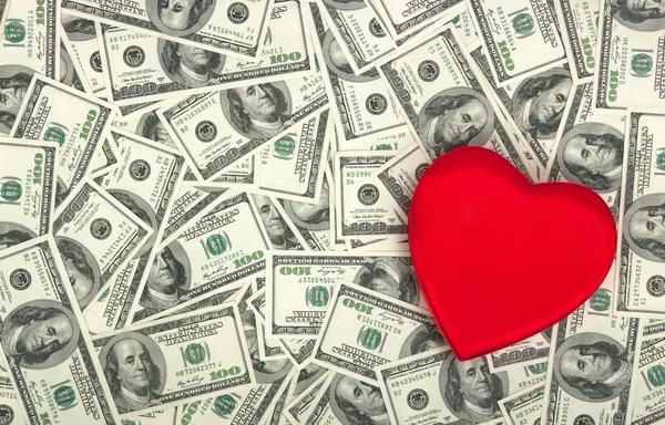 Liebe zum Geld — Stockfoto