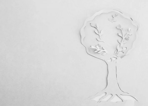 Орігамі дерево — стокове фото