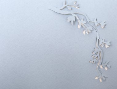 el yapımı origami bitki.