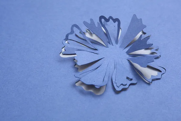 Origami fiore fatto a mano . — Foto Stock