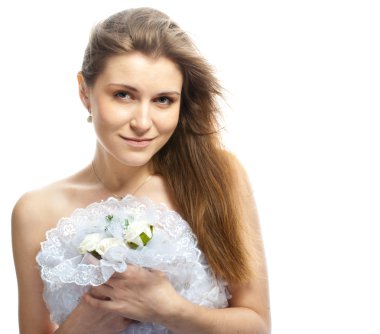 Gelinlik içinde güzel gelin