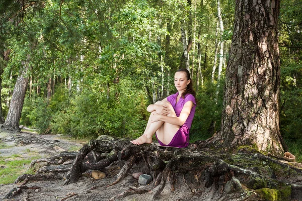 Yoga Kadını — Stok fotoğraf