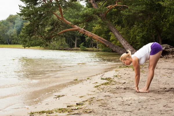 Yoga Kadını — Stok fotoğraf