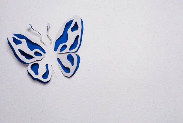 Бабочка-оригами — стоковое фото