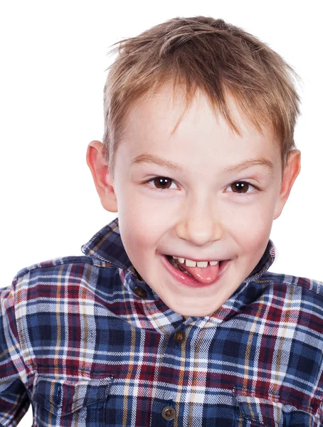 Happy young boy with smile Royalty Free Stock Images