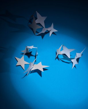 Kağıt Noel yıldız.