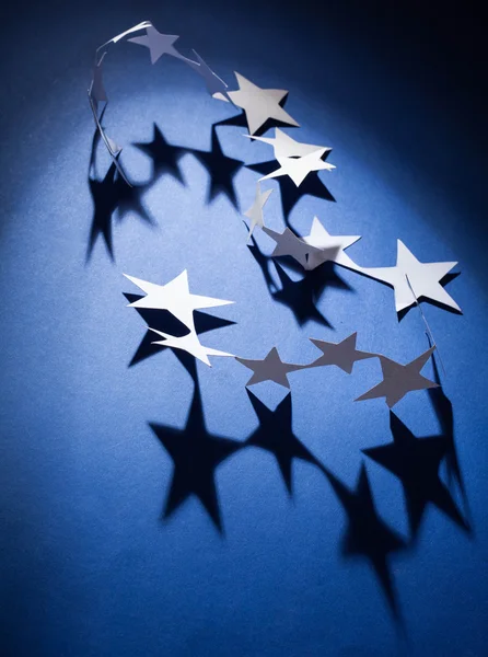 Papel estrelas de Natal . — Fotografia de Stock