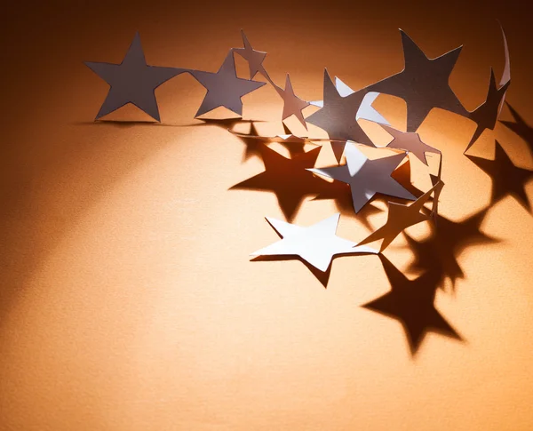 Paper christmas stars. — Stock Photo, Image