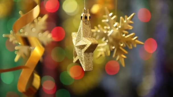 Christmas decoration — Stock Video