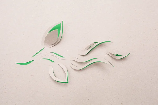 Origami växt — Stockfoto