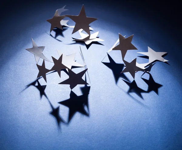 Paper christmas stars. — Stock Photo, Image