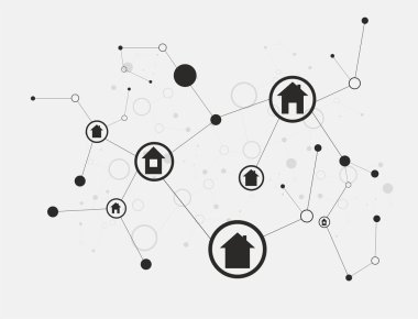 iletişim için birçok özel ev