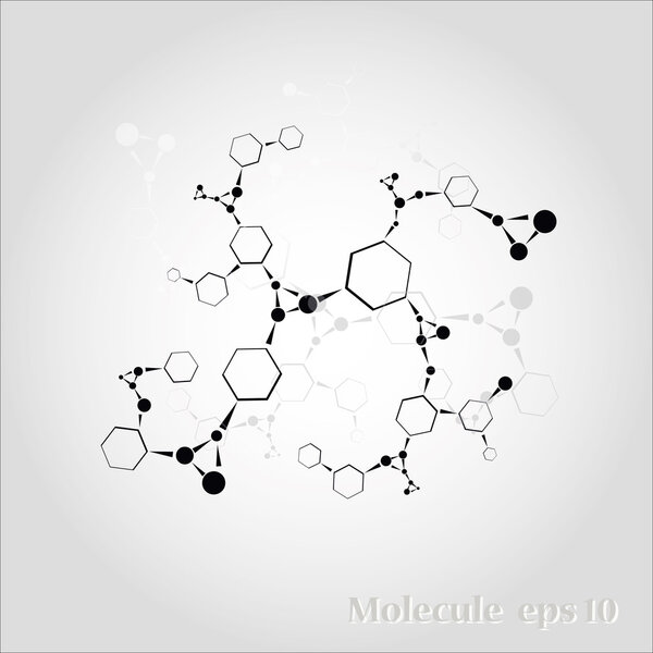 Molecule background