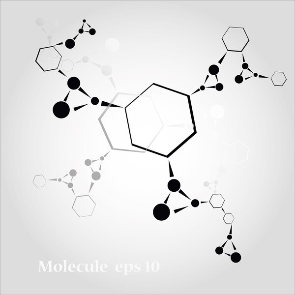 Molecule background