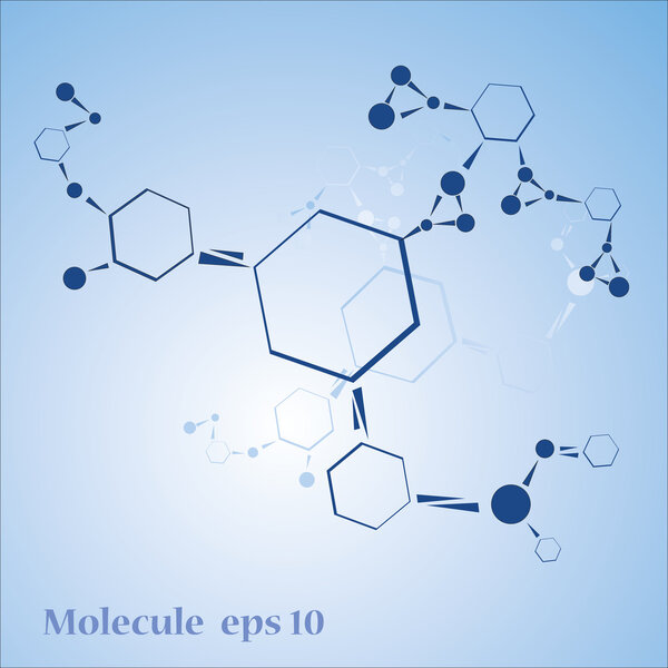 Molecule background