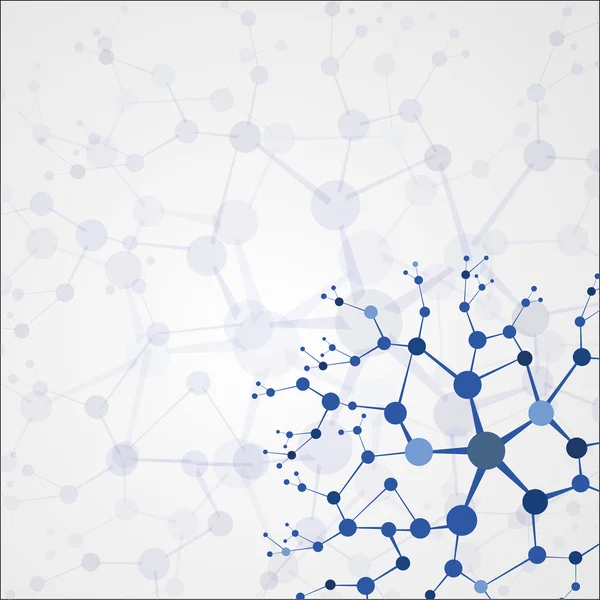 Fondo molecular — Archivo Imágenes Vectoriales