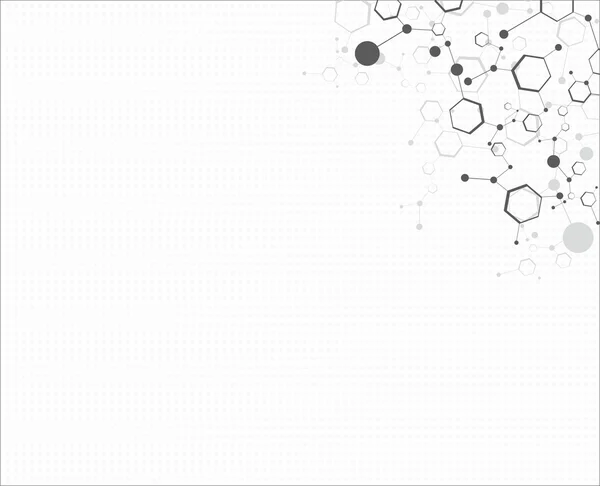 Molecuul achtergrond — Stockvector