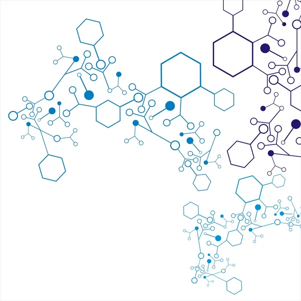 Fondo molecular — Archivo Imágenes Vectoriales