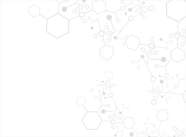 Molecuul achtergrond — Stockvector