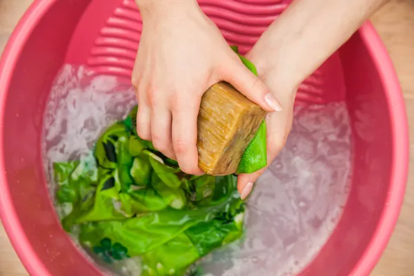 Handenwassen — Stockfoto