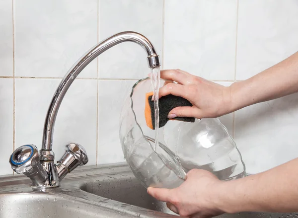 Washing of the dishes — Stock Photo, Image