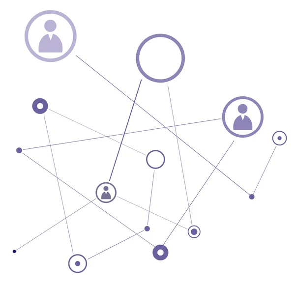 Menselijke verbinding — Stockvector