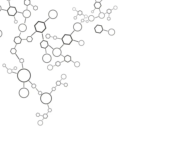 Molekyl bakgrund — Stock vektor