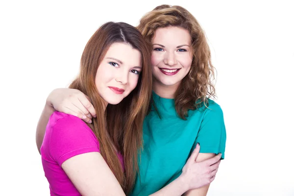 Two young women friends — Stock Photo, Image