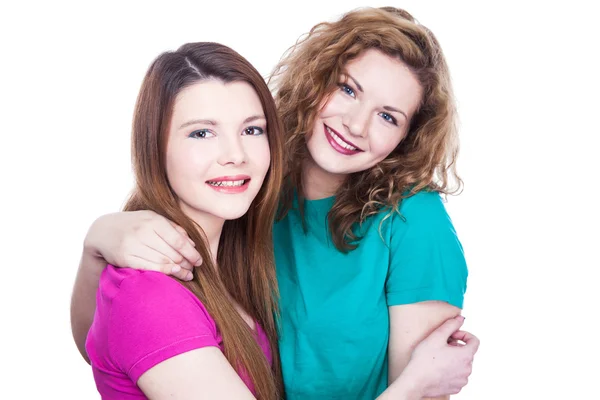 To unge kvinder venner - Stock-foto