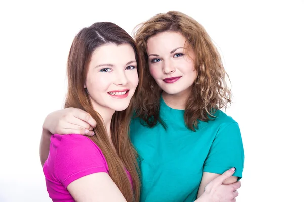 Two young women friends — Stock Photo, Image