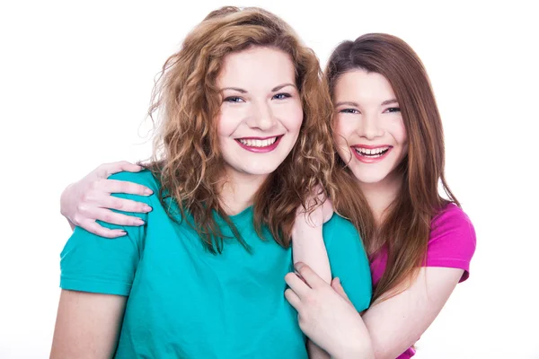 Two young women friends — Stock Photo, Image