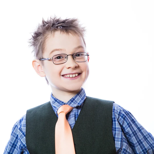 Foto de adorable joven feliz niño — Foto de Stock