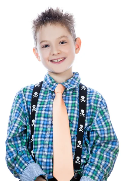 Foto de adorable joven feliz niño —  Fotos de Stock