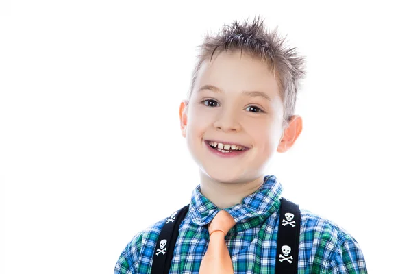 Photo of adorable young happy boy — Stock Photo, Image