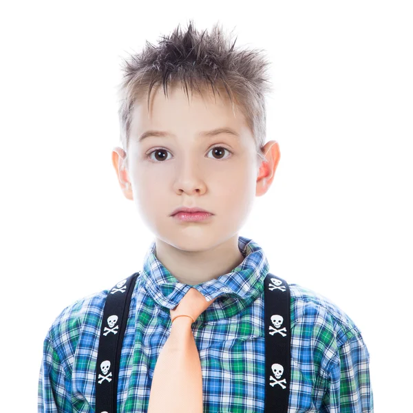 Foto de adorable joven feliz niño —  Fotos de Stock