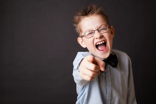 Chico gritando — Foto de Stock