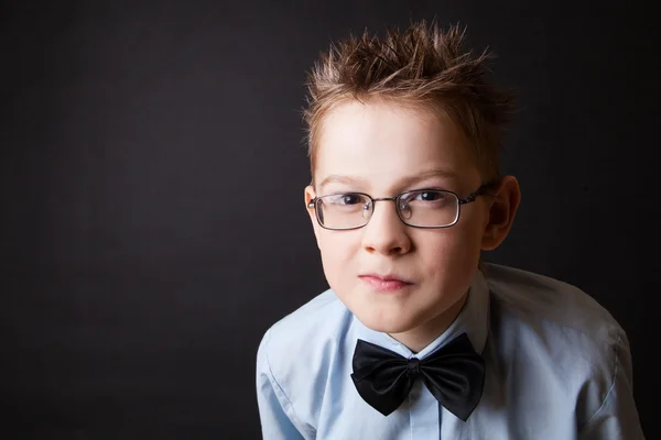 Emotional portrait of little boy — Stock Photo, Image