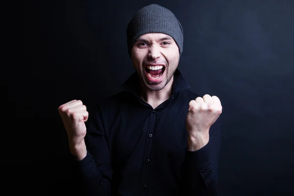 Retrato clásico de un joven agradable — Foto de Stock