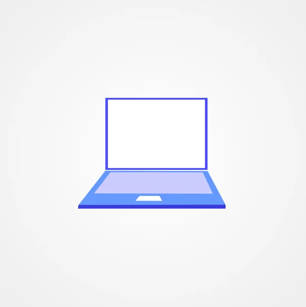 Laptop ikon illustration — Stock vektor
