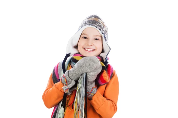 Porträt eines glücklichen kleinen Jungen — Stockfoto