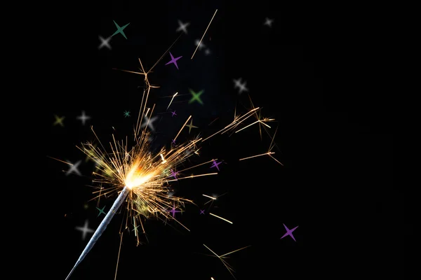 Christmas sparkler — Stock Photo, Image