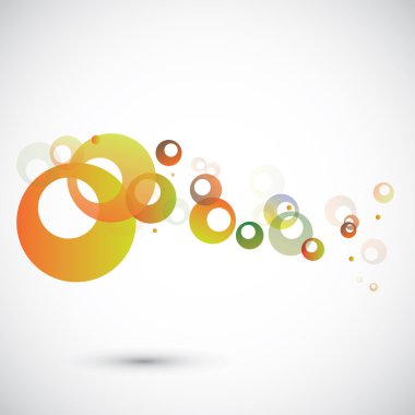 Çemberli renkli arkaplan.