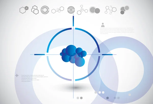 Achtergrond abstracte technologie — Stockvector