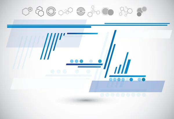 Abstracte technologie achtergronden — Stockvector