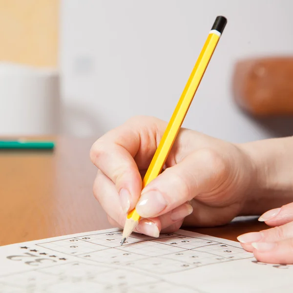 Sudoku Ordförande — Stockfoto