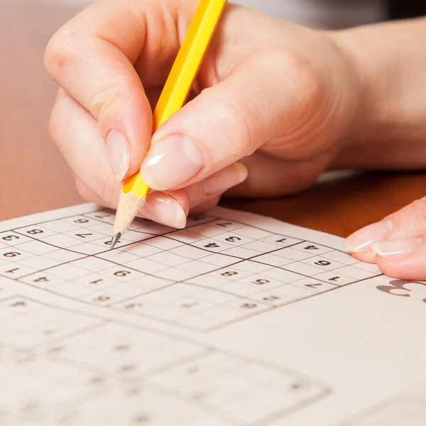 Sudoku Ordförande — Stockfoto