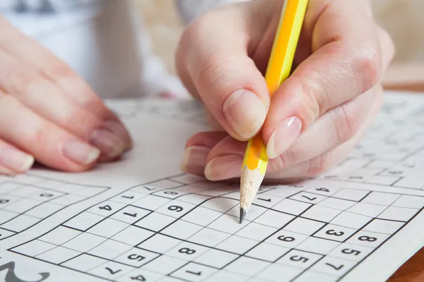 Sudoku Ordförande — Stockfoto