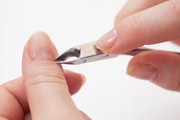 Manicure em close-up — Fotografia de Stock